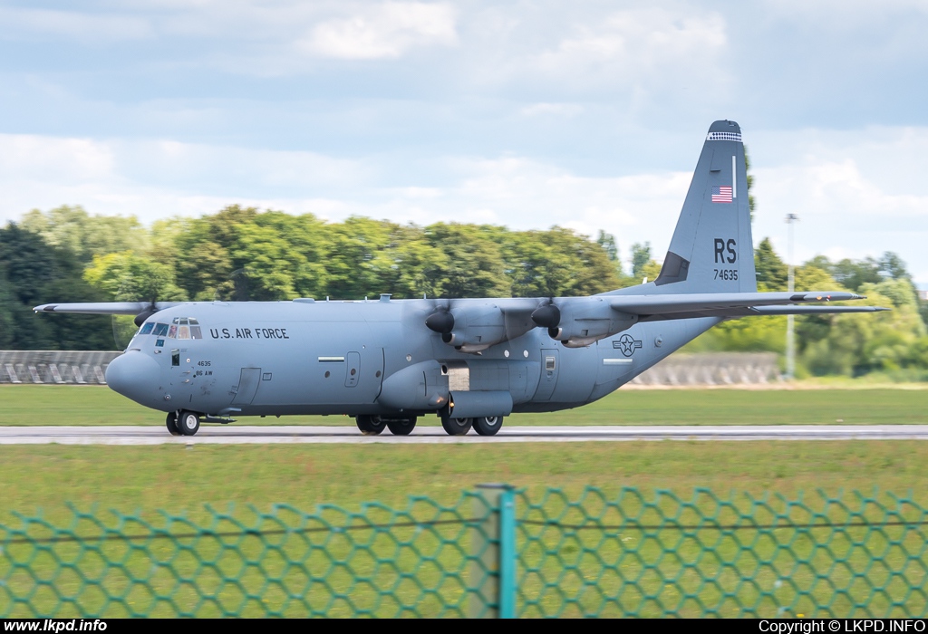 USAF – Lockheed C-130J-30 Hercules 07-4635