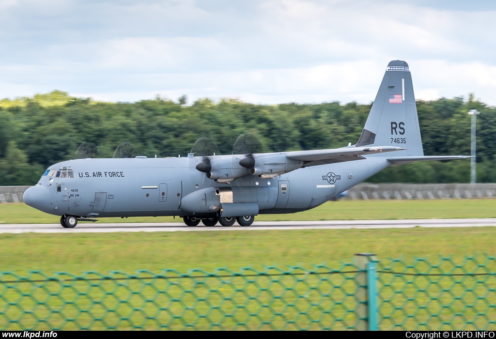 USAF – Lockheed C-130J-30 Hercules 07-4635