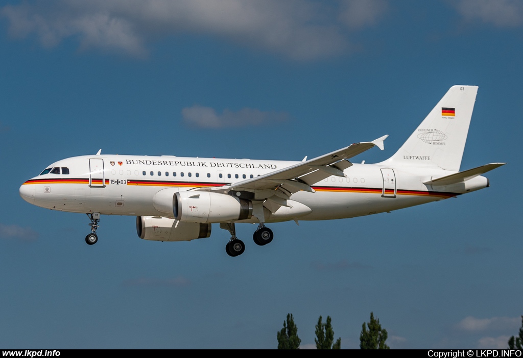 Germany Air Force – Airbus A319-133X(CJ) 15+03