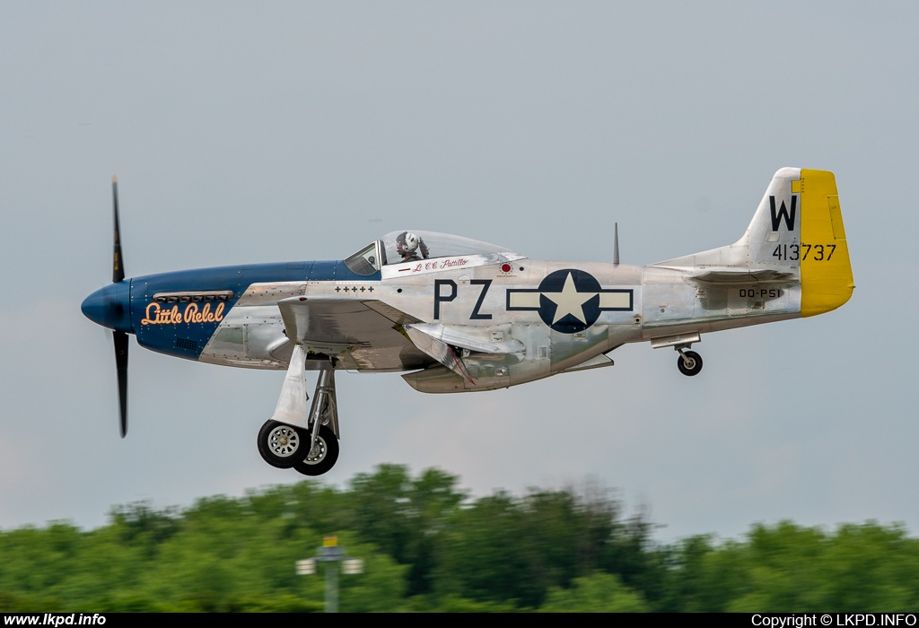 Private/Soukrom – North American P-51D Mustang OO-PSI