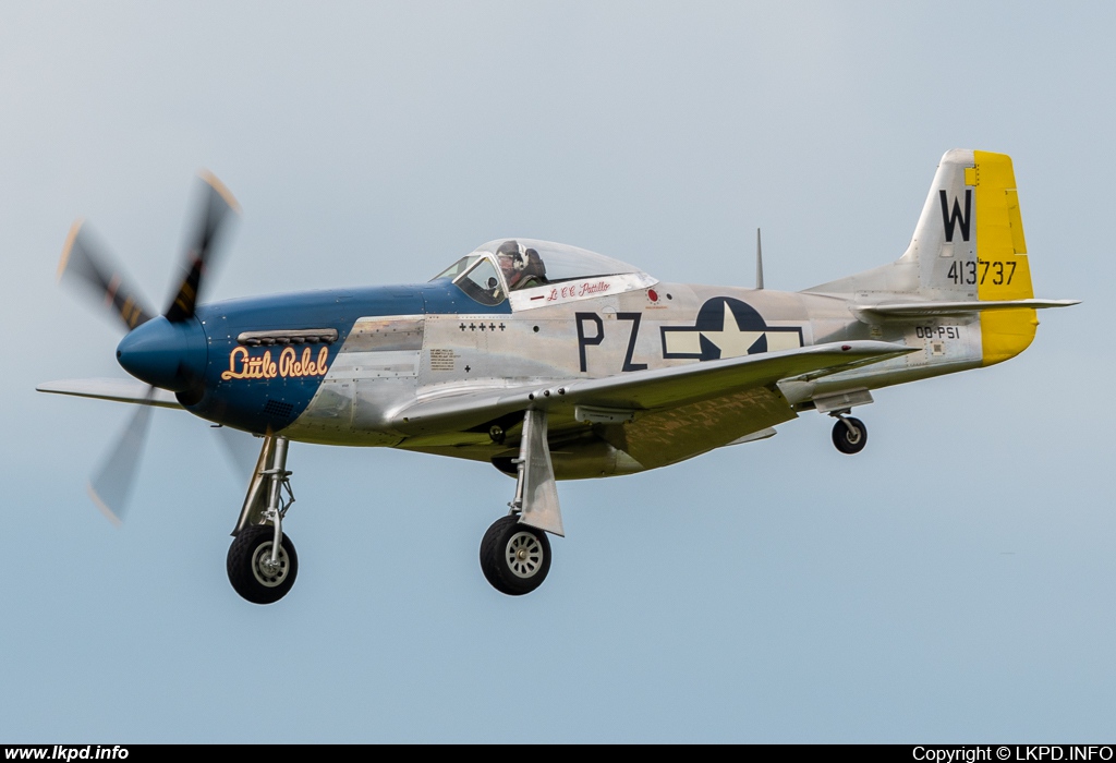 Private/Soukrom – North American P-51D Mustang OO-PSI