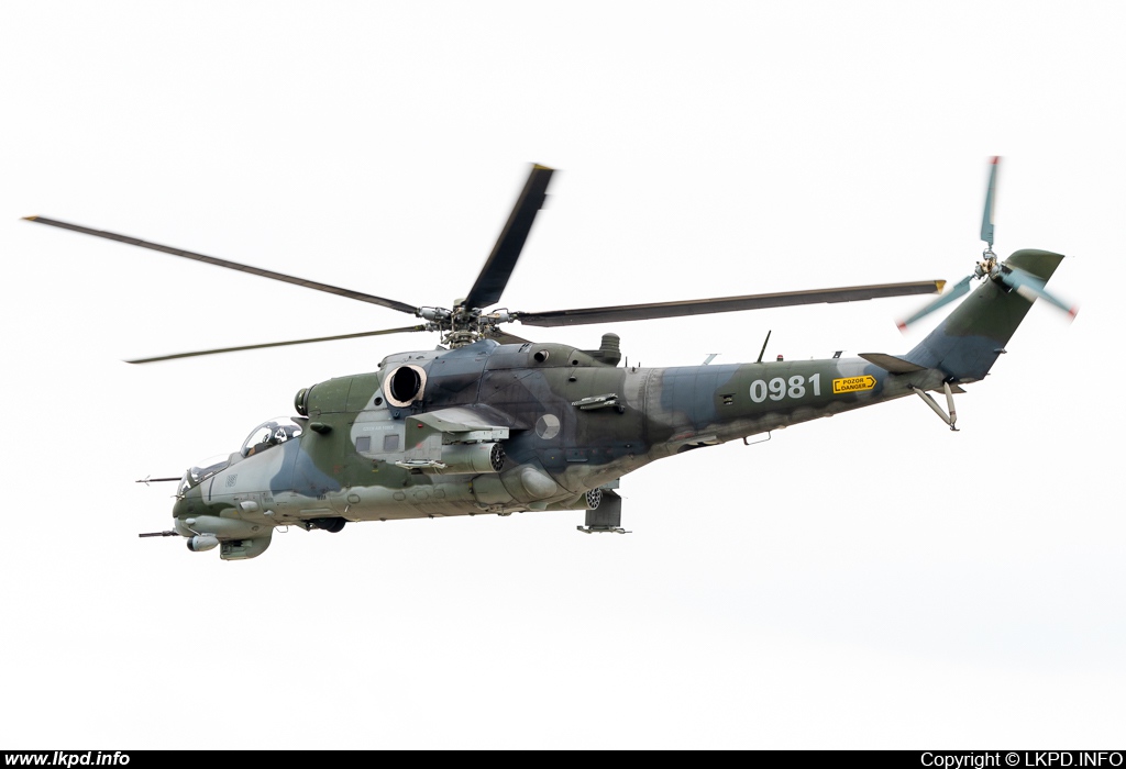 Czech Air Force – Mil Mi-35 0981