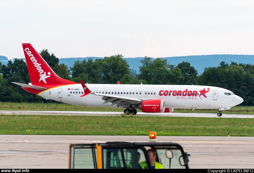 Corendon Airlines – Boeing B737-8 MAX TC-MKB