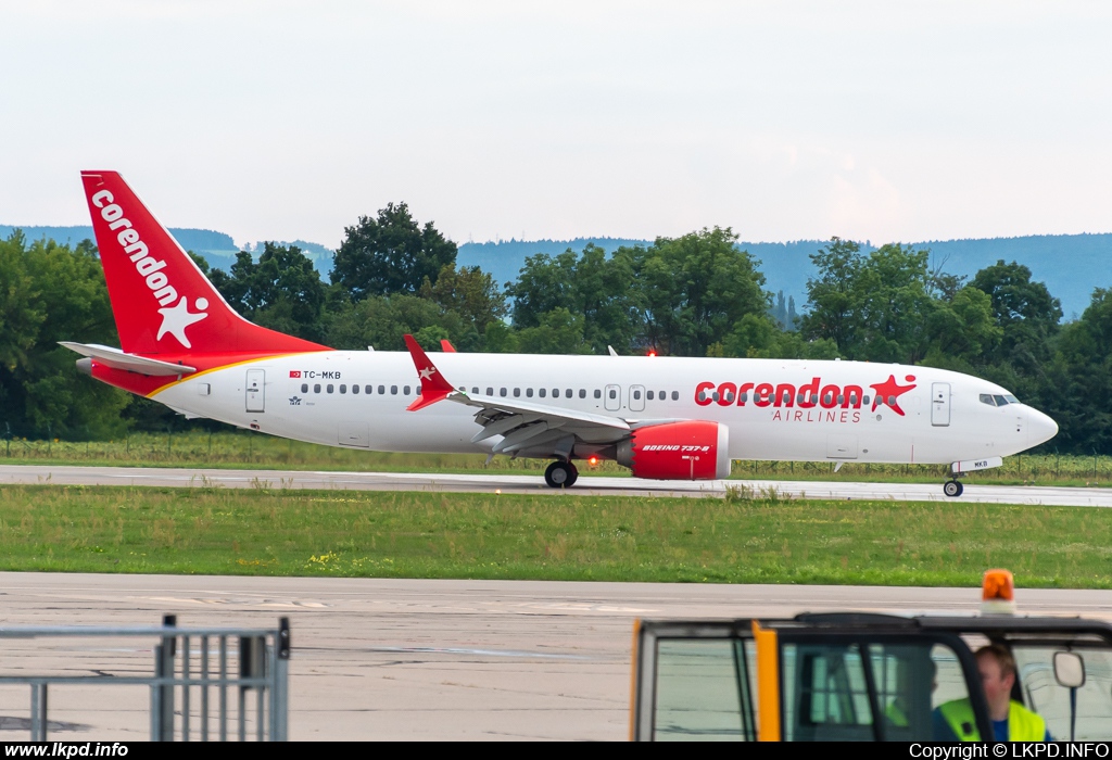 Corendon Airlines – Boeing B737-8 MAX TC-MKB