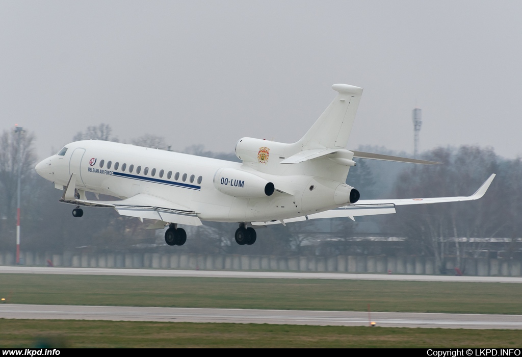 Belgium Air Force – Dassault Aviation Falcon 7X OO-LUM