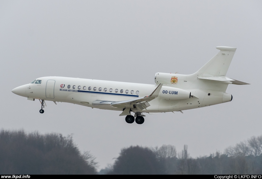 Belgium Air Force – Dassault Aviation Falcon 7X OO-LUM