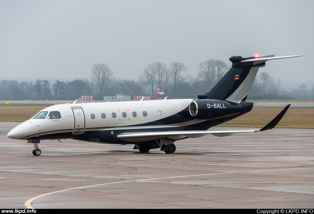 VistaJet – Embraer EMB-550-600 D-BALL